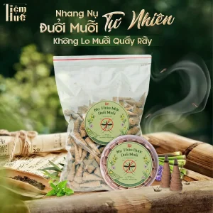 Alternative view of Nhang Nụ Thảo Mộc Đuổi Muỗi Tiệm Huế – Hộp 40 Nụ