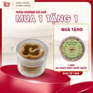 Trầm Nén Vân Mây Tiệm Huế – Bột Trầm Hương Nguyên Chất